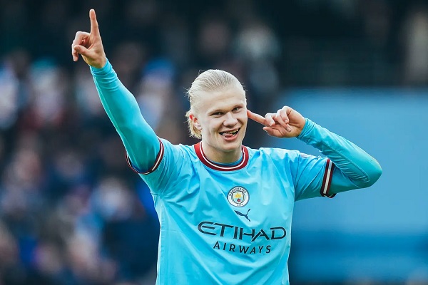 Haaland scores another hattrick as Manchester City defeat Wolves 3-0.