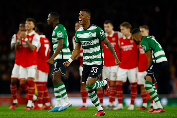 Sporting Lisbon ousts Arsenal from the Europa League on penalties.