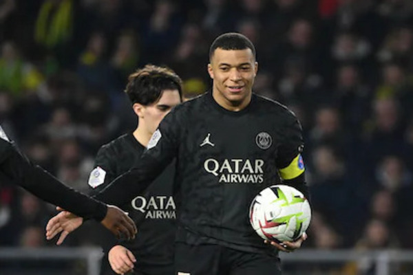 PSG's Kylian Mbappe scores as a substitute to dismiss Nantes