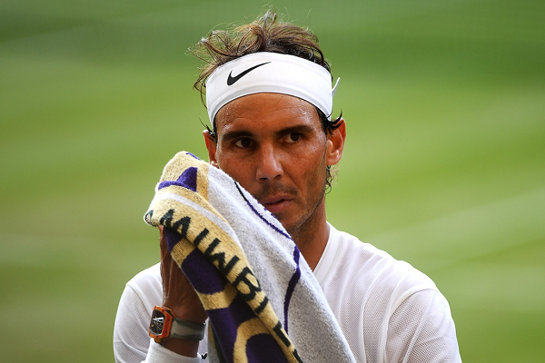 Rafael Nadal prepares for Wimbledon.