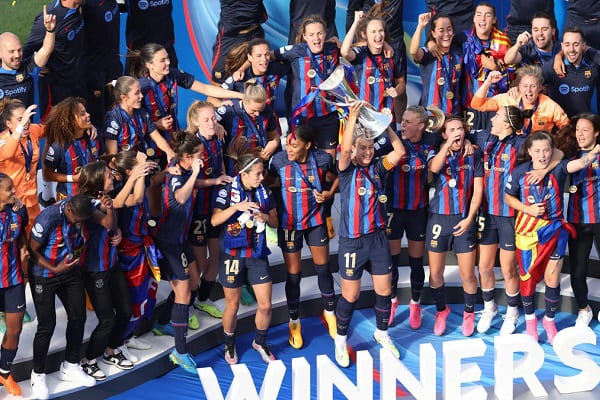 Barcelona wins second Women's Champions League title.