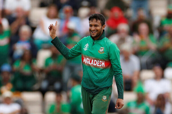 Shakib Al Hasan becomes the third cricketer to reach 7000 runs and 300 wickets in ODIs 