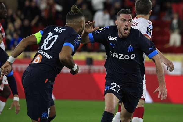 Marseille pull off a thriller 3-2 win in extra time against Monaco.