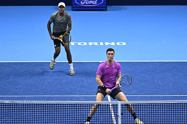 Rajeev Ram and Joe Salisbury defeated Marcelo Arevalo and Jean-Julien Rojer to secure Semifinal spot in Turin.