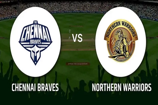 Chennai Braves vs Northern Warriors, 14th match of Abu Dhabi T10 League 2021.