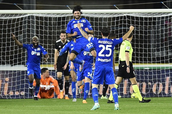 Juventus penalised 10 points before 4-1 loss to Empoli in Serie A.