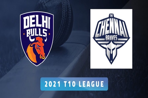 The Chennai Braves vs Delhi Bulls, 28th Match, Abu Dhabi T10 League 2021