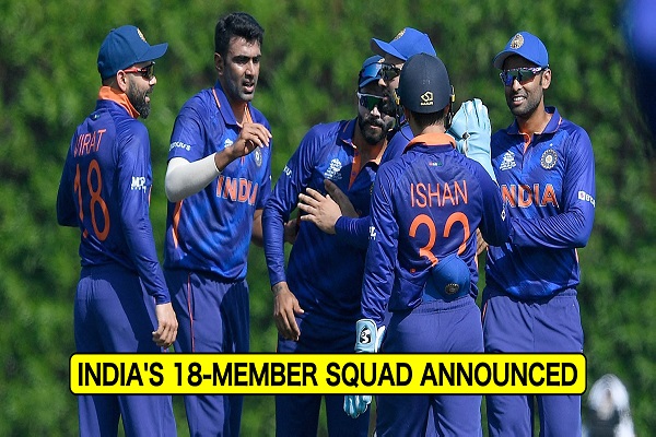 India's 18-man squad for the ODI series against South Africa has been announced by the BCCI.