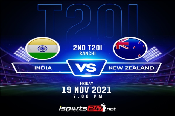 Match Details India vs New Zealand 2nd T20I Ranchi