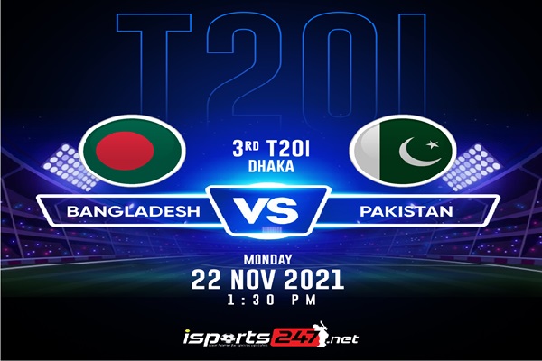 Bangladesh vs Pakistan 3rd T20I Match