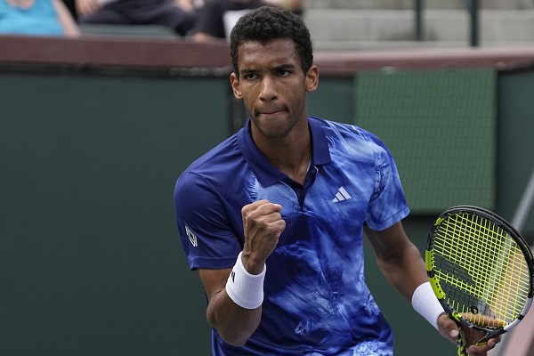 Felix Auger-Aliassime saves six match points to down Tommy Paul at Indian Wells.