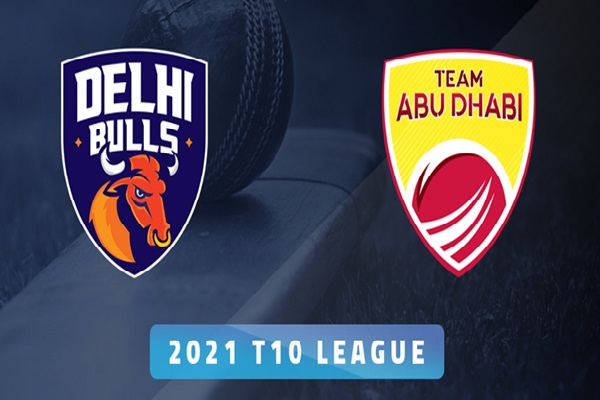 Team Abu Dhabi vs Delhi Bulls, 30th Match: Abu Dhabi T10 League 2021