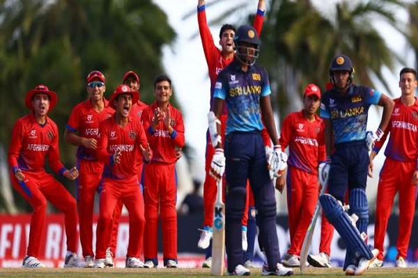 Afghanistan qualifies for the U19 World Cup Semifinals for the second time.