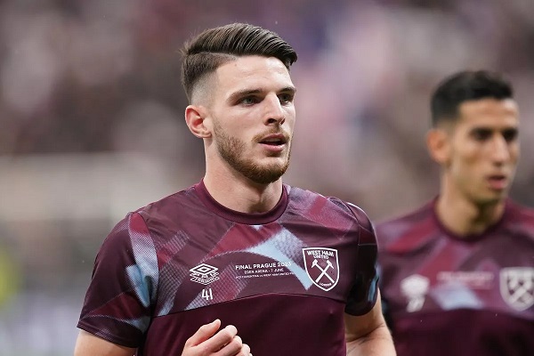 Arsenal and West Ham reach an agreement for Declan Rice.